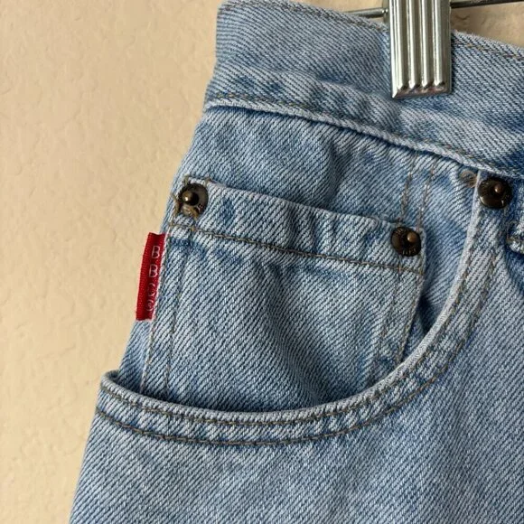 Vintage Bugle Boy For Her High Rise Denim Jean Shorts - Picture 4 of 8